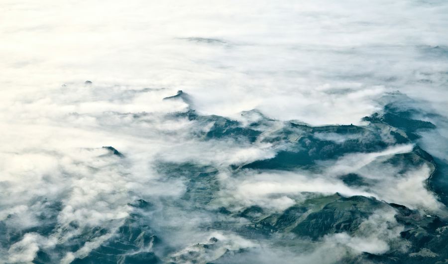 Morning fog over green Waikato hills